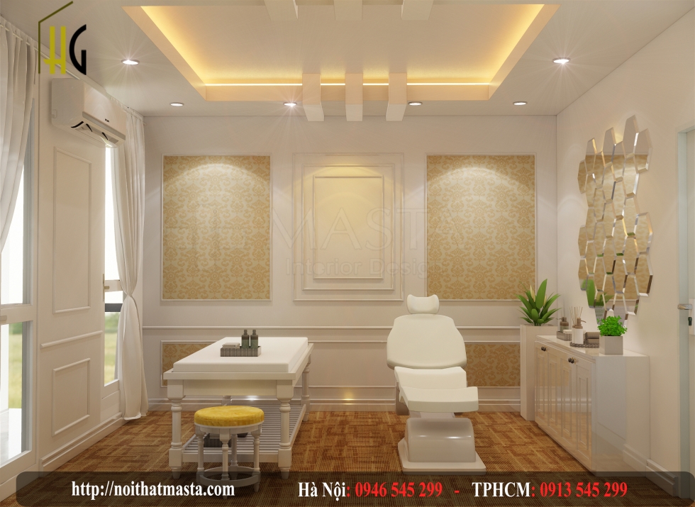 Thiết kế nội thất Spa - Chị Quyên